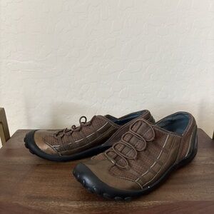 Privo By Clarks Womens Brown Suede Leather Slip On Driving Shoes Brown. 8.5